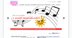Desktop Screenshot of musica-nova.it