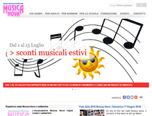 Tablet Screenshot of musica-nova.it
